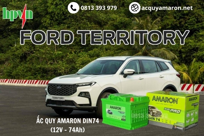 Giới Thiệu Bình Ắc Quy Amaron Cho Xe Ford Territory