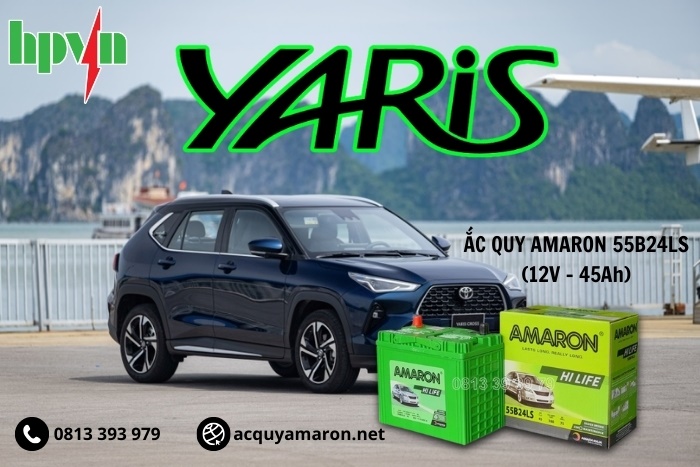 Gợi Ý Bình Ắc Quy Amaron Cho Xe Toyota Yaris Phù Hợp Nhất